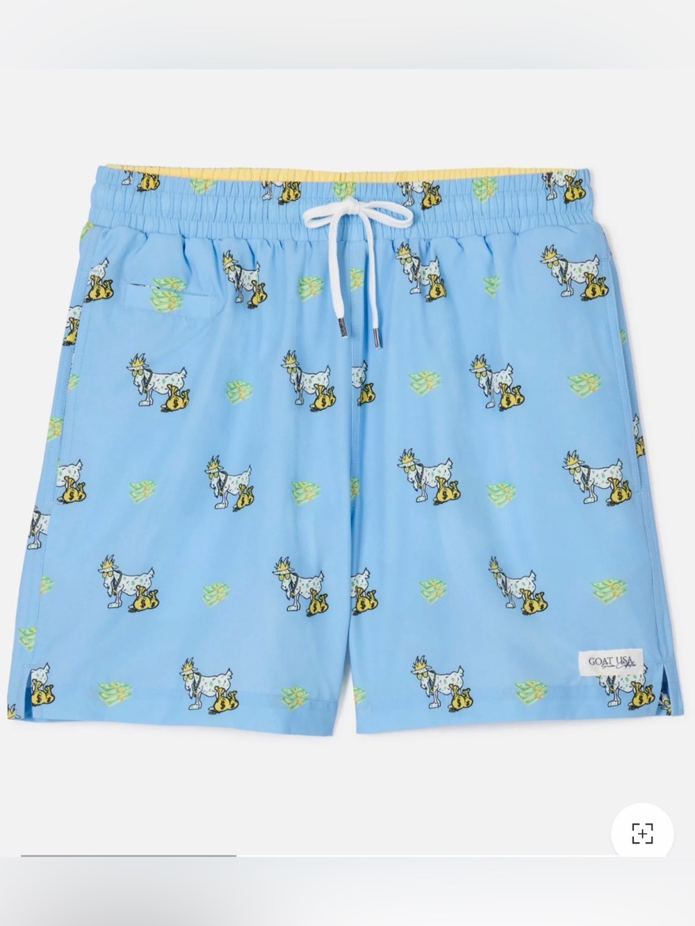 GOAT USA Cash Money Boys Lined Swim Suit, Youth Small